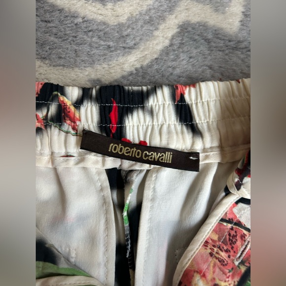 Roberto Cavalli Size 38 Floral Pants - Picture 4 of 8
